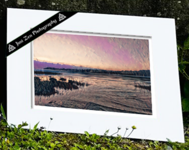 Retro Sunset in Purple