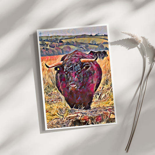 RedBull Greeting Card (Blank)