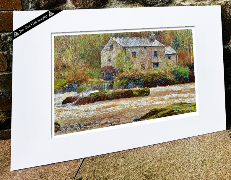 Cenarth Water Mill Retro