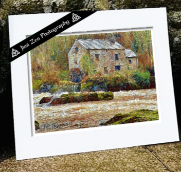 Cenarth Water Mill Retro